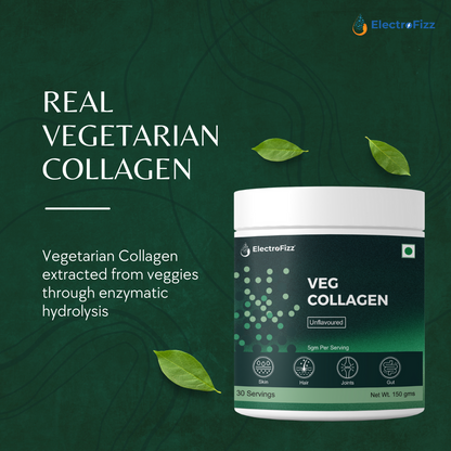 Vegetarian Collagen, Healthy Skin, Hair, Joints-Unflavored 150Gm