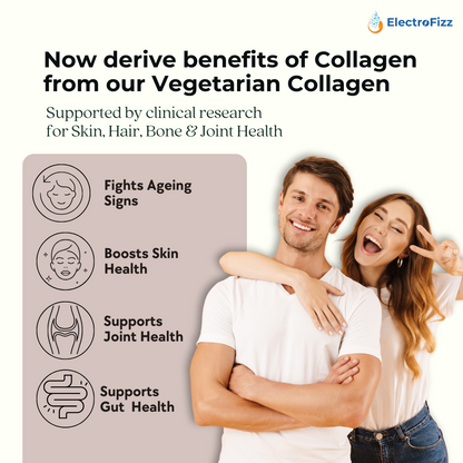 Vegetarian Collagen, Healthy Skin, Hair, Joints-Unflavored 150Gm